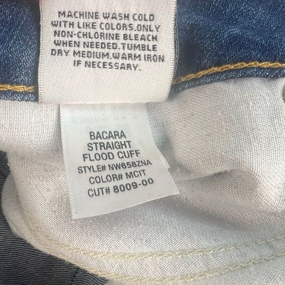 Hudson Bacara Straight Flood Cuff Denim Women’s Jeans Size 29 Preppy City Life - Picture 12 of 12